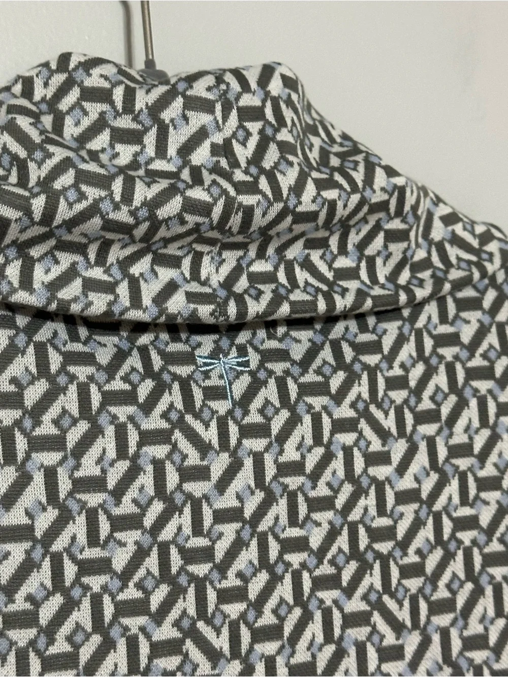 Tyler Boe Kim Cowl Neck Geo Print Knit Dress Women’s Size Medium - Picture 5 of 6